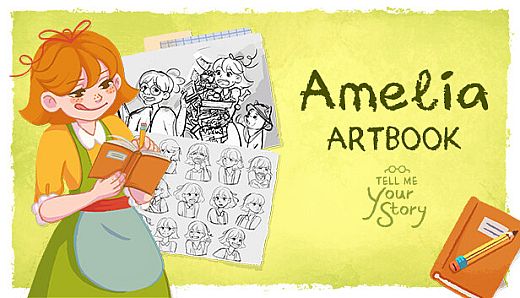 Tell Me Your Story - Amelia Artbook