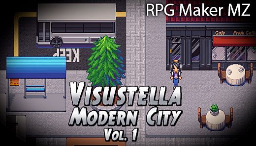 RPG Maker MZ -  Visustella Modern City Vol 1