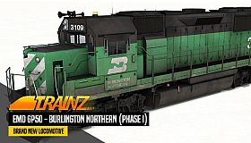 Trainz 2022 DLC - EMD GP50 - Burlington Northern (Phase I)