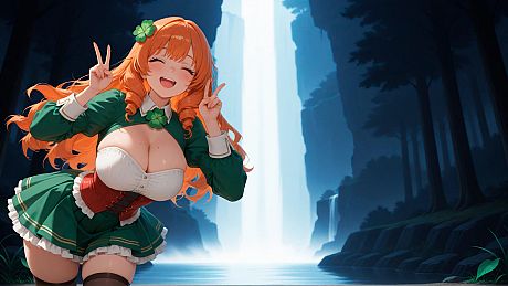 Anime Uni St. Patrick's Puzzle Game