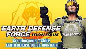 EARTH DEFENSE FORCE: IRON RAIN - Creation parts: T-Shirt: EARTH DEFENSE FORCE: IRON RAIN