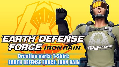 EARTH DEFENSE FORCE: IRON RAIN - Creation parts: T-Shirt: EARTH DEFENSE FORCE: IRON RAIN DLC