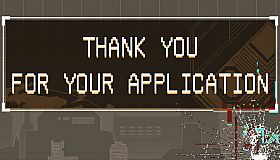 Thank You For Your Application