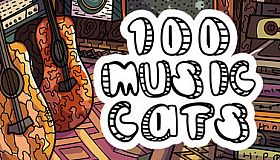 100 Music Cats
