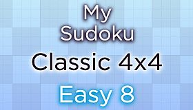 My Sudoku - Classic 4x4 Easy 8