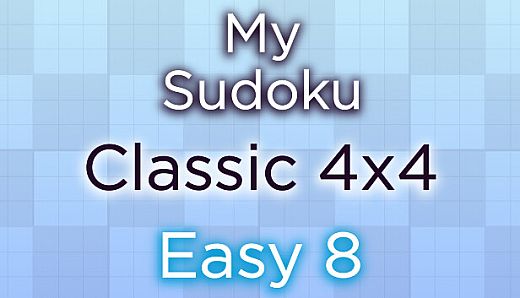 My Sudoku - Classic 4x4 Easy 8