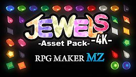 RPG Maker MZ - Jewels Asset Pack 4K