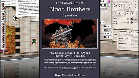 Fantasy Grounds - 1 on 1 Adventures #8: Blood Brothers (3.5E/PFRPG) DLC