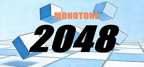 Monotone 2048 Game