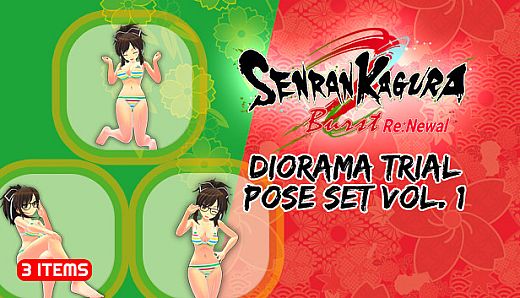 SENRAN KAGURA Burst Re:Newal - Diorama Trial Pose Set Vol. 1