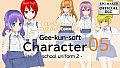 RPG Maker 3D Character Converter - Gee-kun-soft character 05 school uniform 2