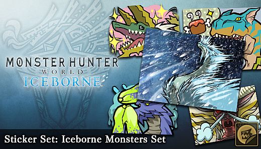 Monster Hunter World: Iceborne - MHW:I Sticker Set: Iceborne Monsters Set
