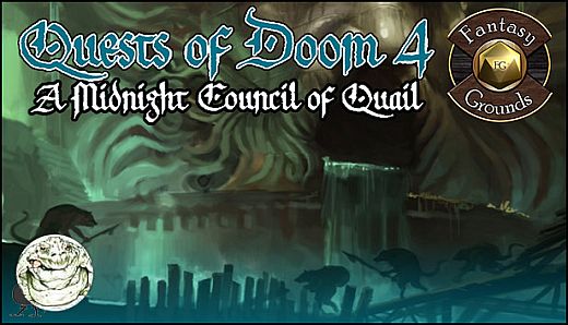 Fantasy Grounds - Quests of Doom 4: A Midnight Council of Quail (5E)