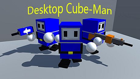 Desktop Cube-Man Game
