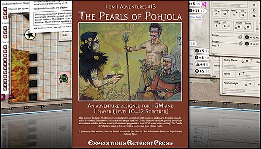 Fantasy Grounds - 1 on 1 Adventures #13: The Pearls of Pohjola (PFRPG)