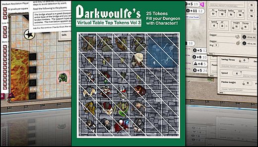Fantasy Grounds - Top-Down Tokens - Darkwoulfe's Token Pack Vol 3
