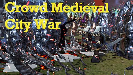 Crowd Medieval City War Game