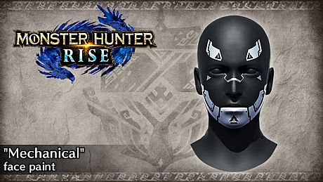 Monster Hunter Rise - "Mechanical" face paint DLC