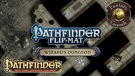 Fantasy Grounds - Pathfinder Flip-Mat: Wizard's Dungeon (Map Pack) DLC