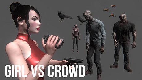 Girl vs Crowd Game
