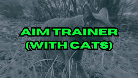 Aim Trainer (With Cats) Game