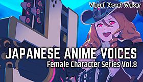 Visual Novel Maker - Japanese Anime Voices：Female Character Series Vol.8