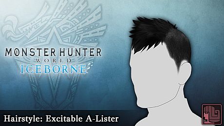 Monster Hunter World: Iceborne - Hairstyle: Excitable A-Lister DLC