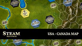 Steam: Rails to Riches - USA-Canada Map