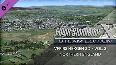 FSX Steam Edition: VFR Real Scenery NexGen 3D - Vol. 3: Northern England Add-On DLC