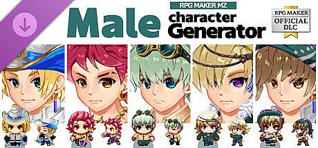 RPG Maker MZ - Male Character Generator DLC