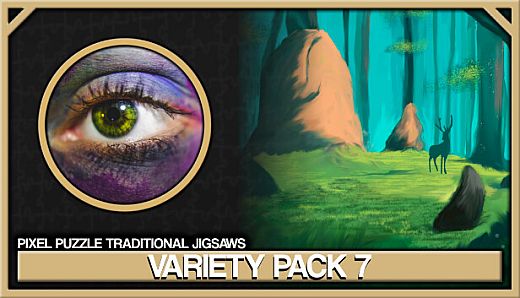 Pixel Puzzles Traditional Jigsaws Pack: Variety Pack 7