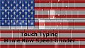 Touch Typing Home Row Speed Grinder - USA American Skin