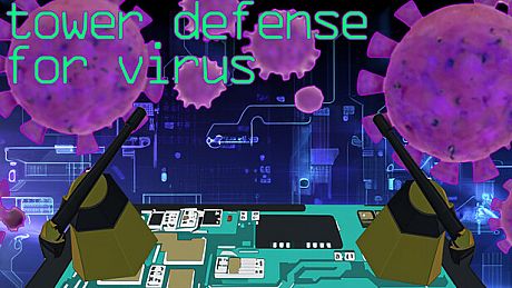 Tower defense for virus Game