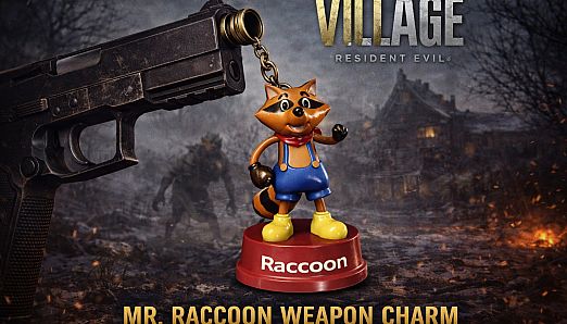 Resident Evil Village - Mr. Raccoon Weapon Charm