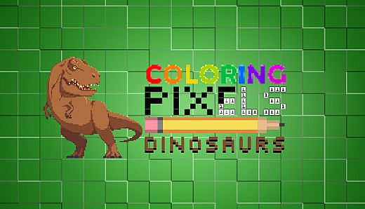 Coloring Pixels - Dinosaurs Pack