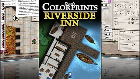 Fantasy Grounds - 0one's Colorprints #2: Riverside Inn (Map Pack) DLC