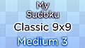 My Sudoku - Classic 9x9 Medium 3