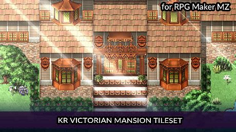 RPG Maker MZ - KR Victorian Mansion Tileset DLC