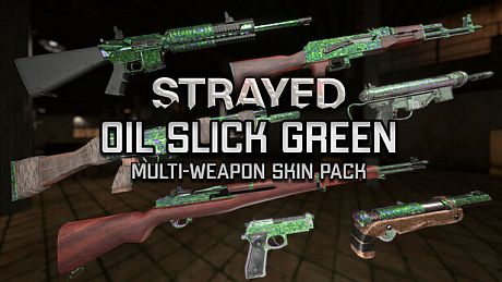 Strayed - Oil Slick Green Multi-Weapon Skin Pack DLC