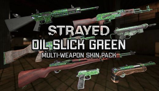 Strayed - Oil Slick Green Multi-Weapon Skin Pack