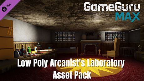 GameGuru MAX Low Poly Asset Pack - Arcanist's Labratory DLC
