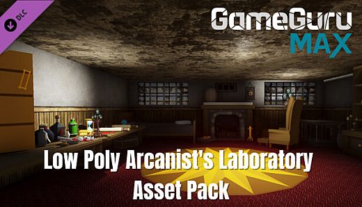 GameGuru MAX Low Poly Asset Pack - Arcanist's Labratory