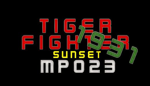 Tiger Fighter 1931 Sunset MP023