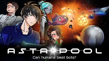 ASTA-POOL: Can humans beat bots? Game
