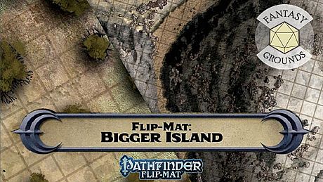 Fantasy Grounds - Pathfinder RPG - Pathfinder Flip-Mat: Bigger Island DLC