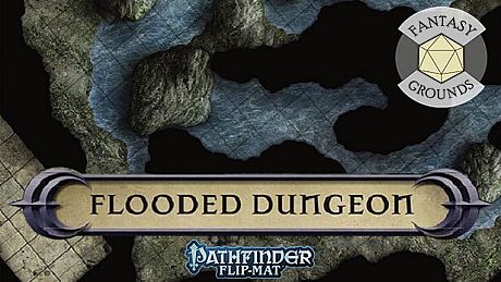Fantasy Grounds - Pathfinder RPG - Pathfinder Flip-Mat - Flooded Dungeon DLC