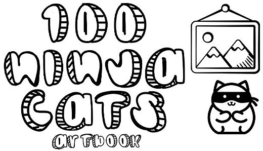 100 Ninja Cats - Artbook