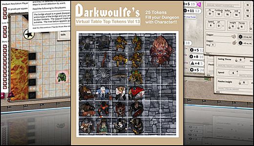 Fantasy Grounds - Darkwoulfe's Token Pack Volume 13