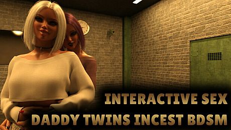 Interactive Sex - Daddy Twins Incest BDSM Game