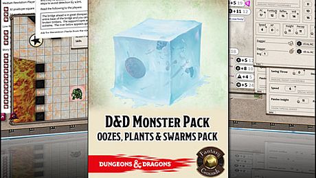 Fantasy Grounds - D&D Monster Pack - Oozes, Plants & Swarms DLC